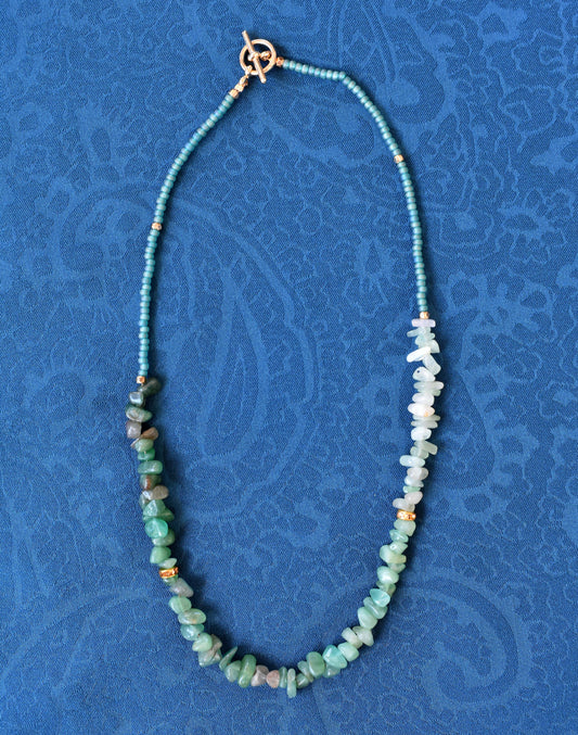 green aventurine necklace