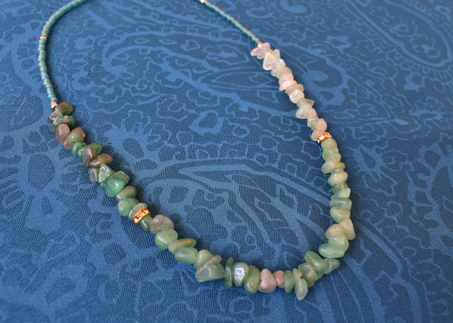 green aventurine necklace