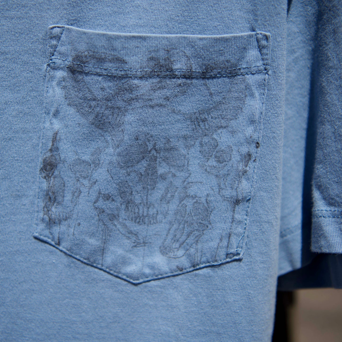 animal skull pocket tee