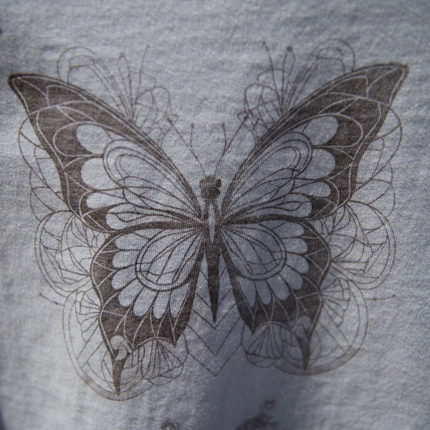 blue butterfly tee