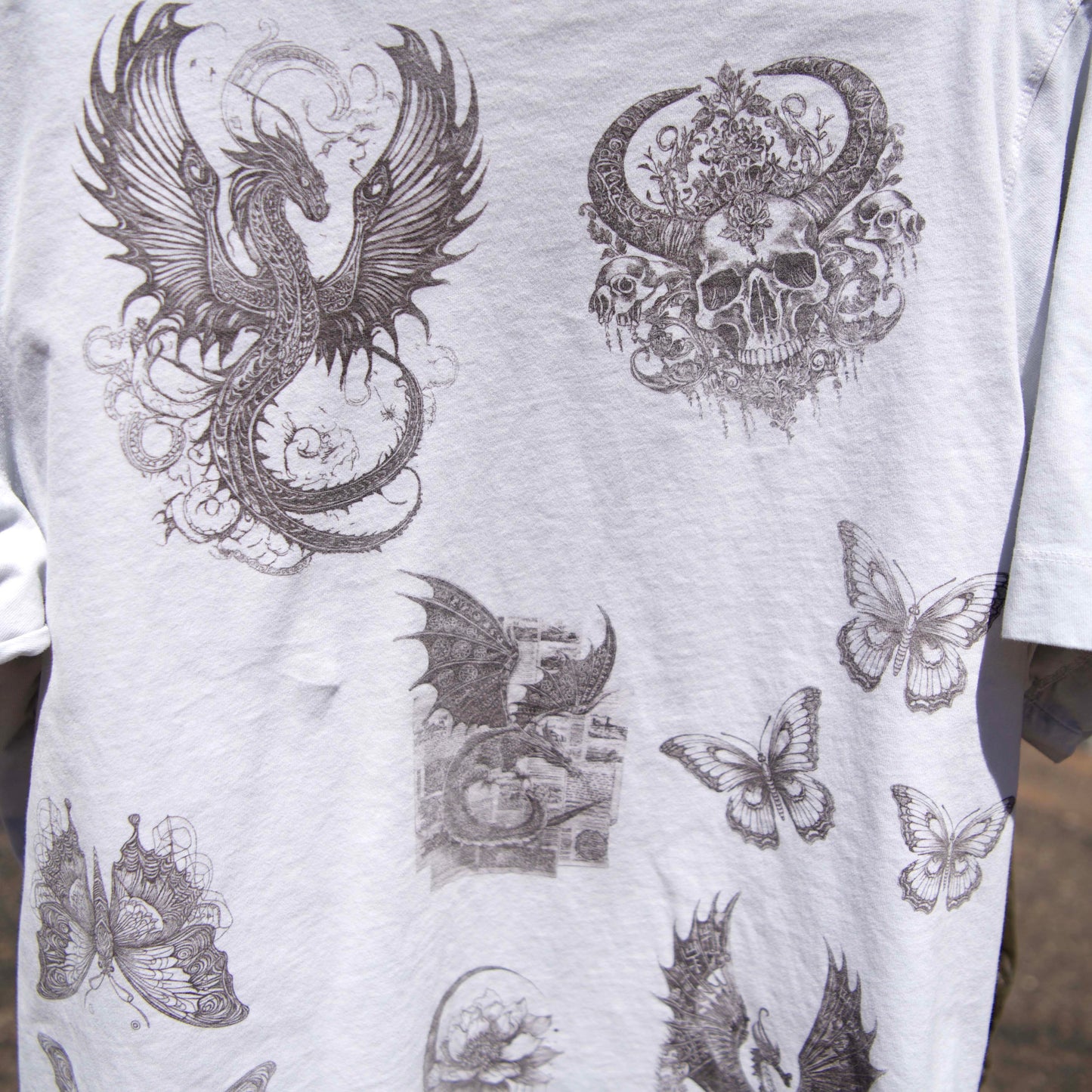 dragon collage tee