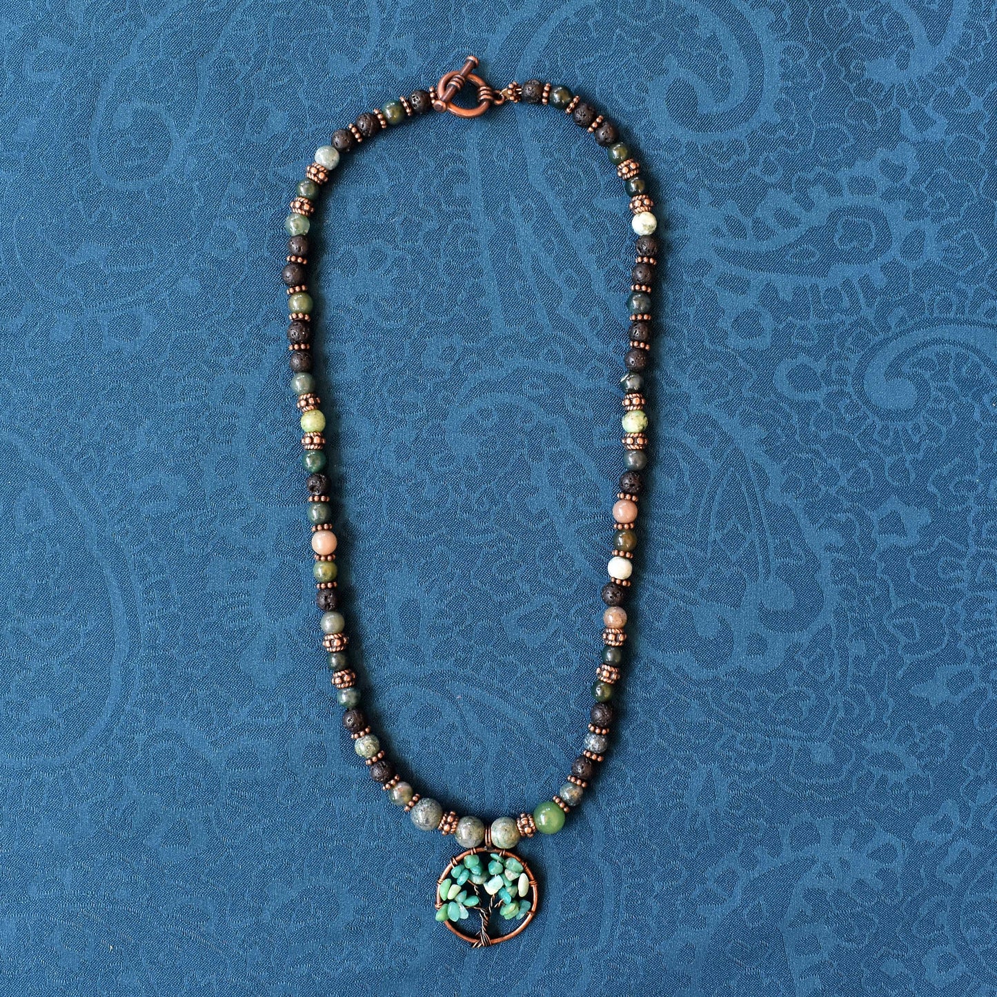 earthy tree necklace