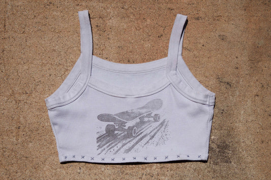 skate crop tank