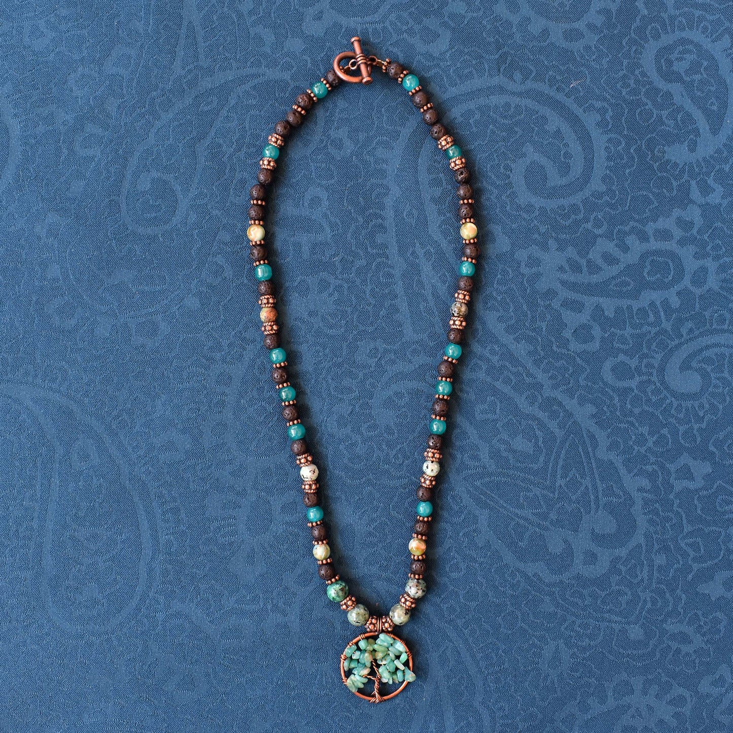 earthy tree sister necklace