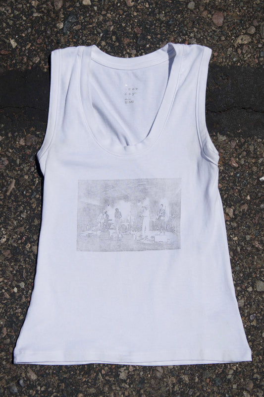 white live music tank